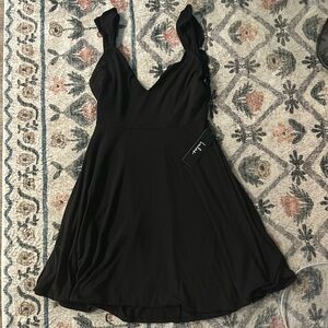 New cotton black dress